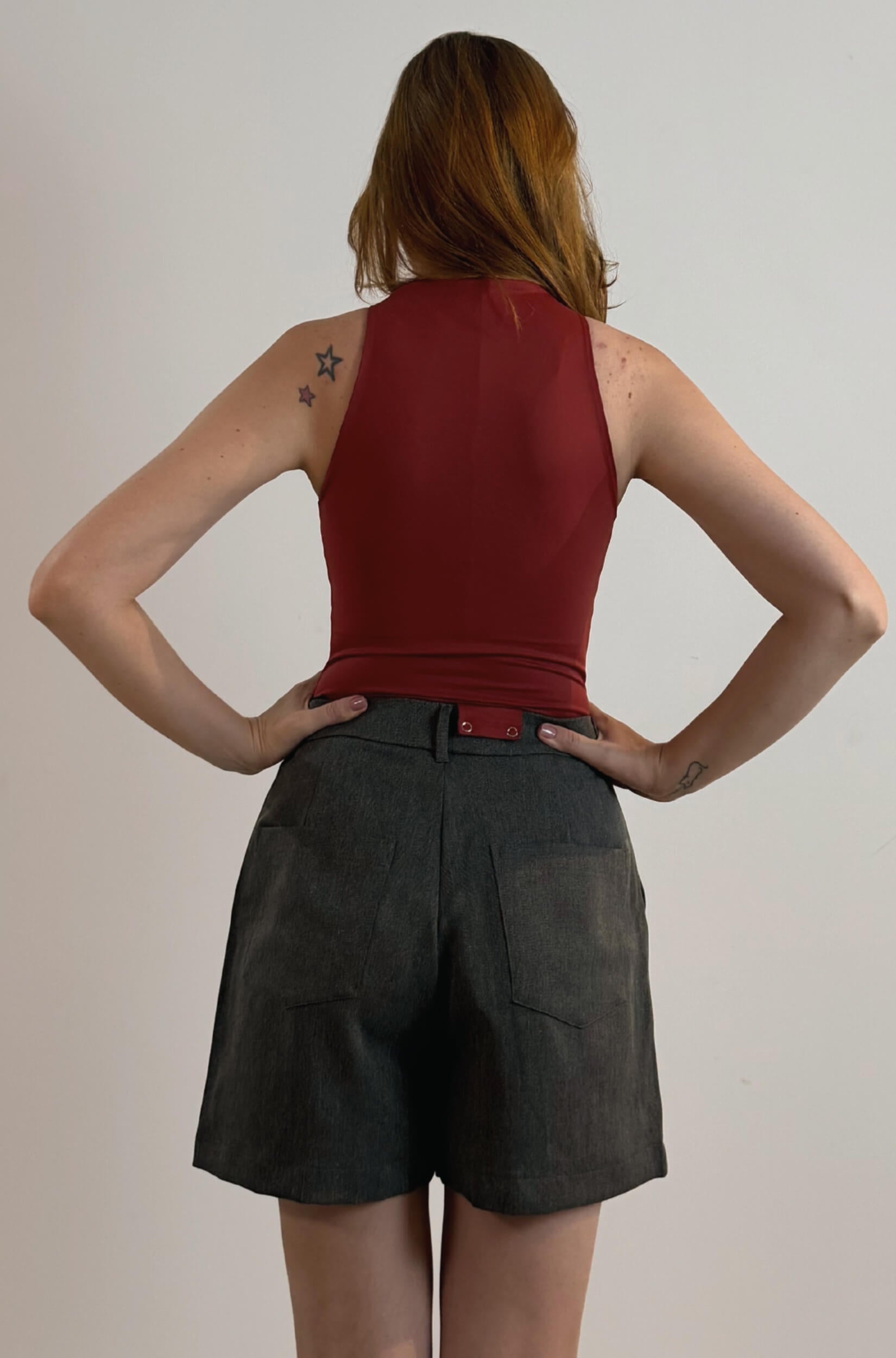 Body Feminino Terracota