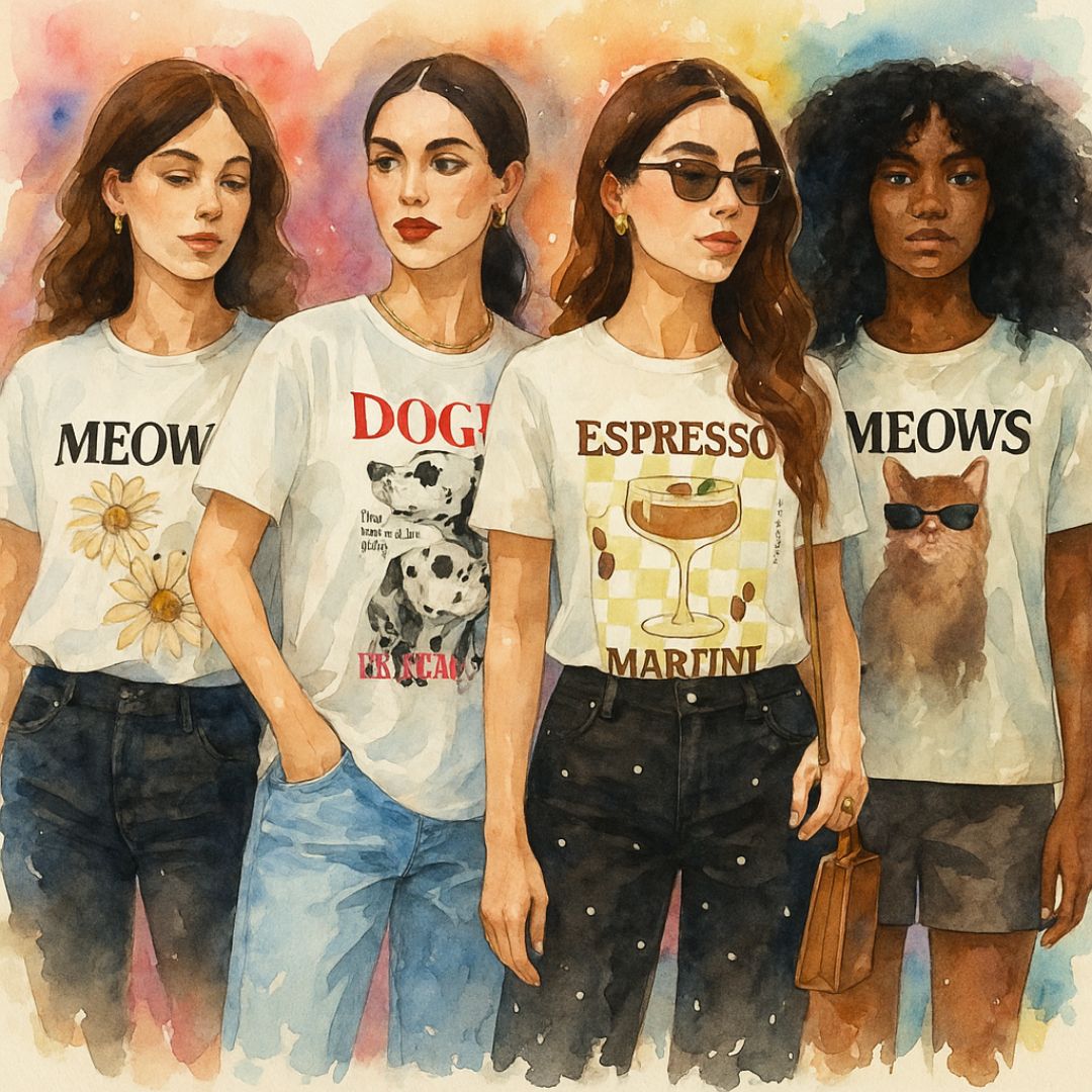 Camisetas femininas: quando a moda fala por você