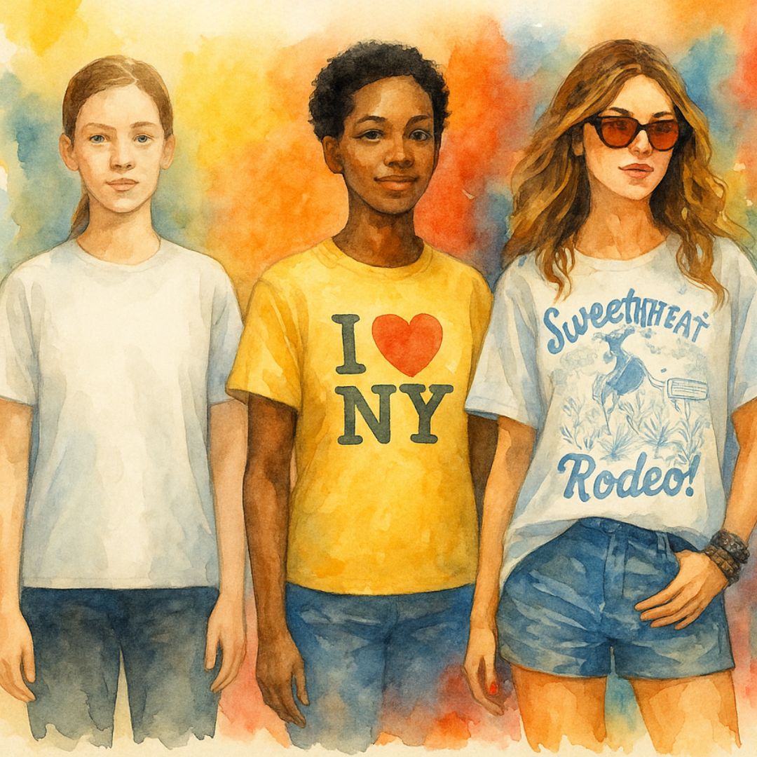 História da camiseta estampada: da peça íntima ao ícone da moda