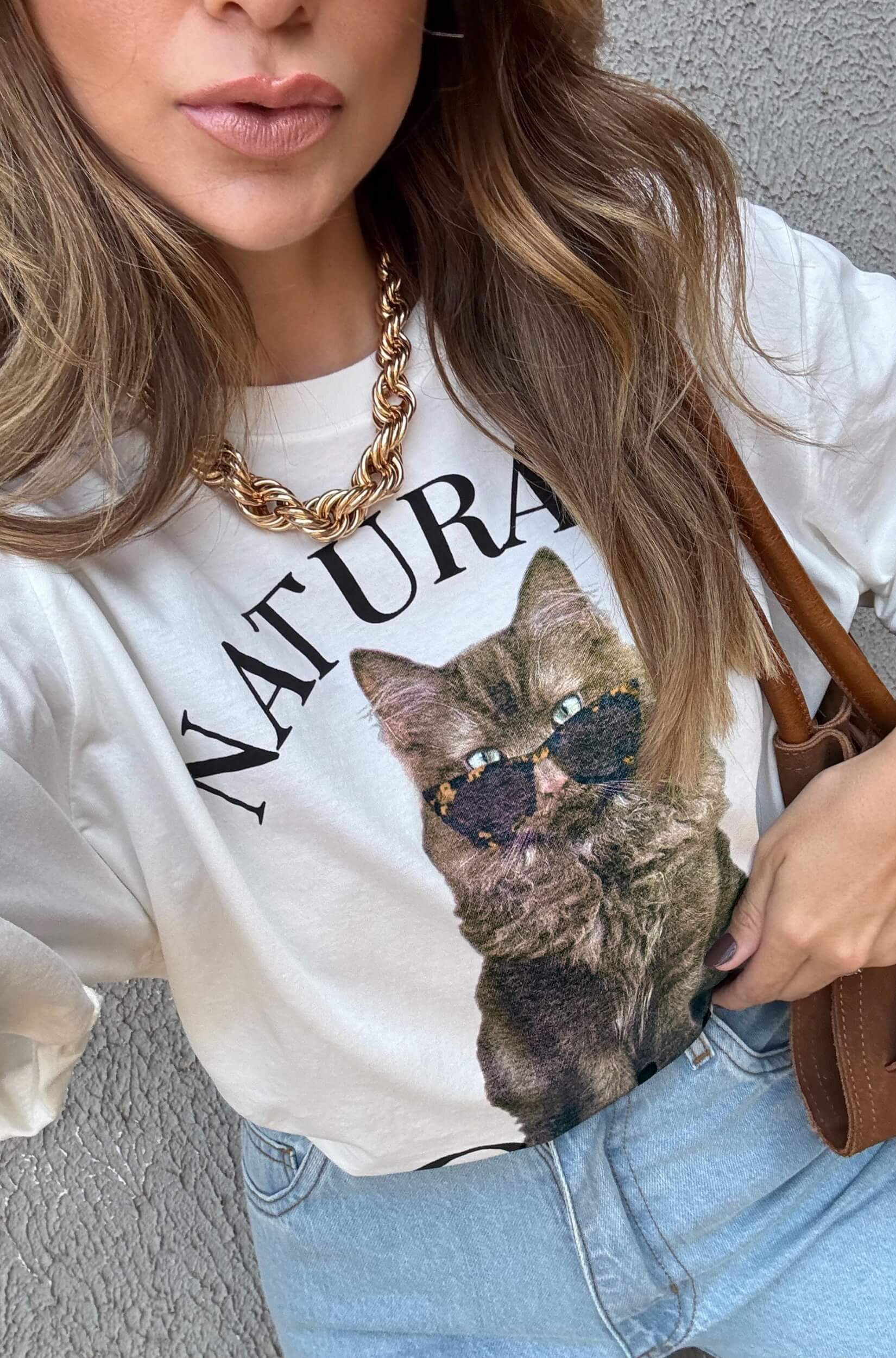 Camiseta Oversized Naturally Chic Branca